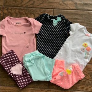 🎀Adorable girls 3 outfit bundle size 3 months🎀